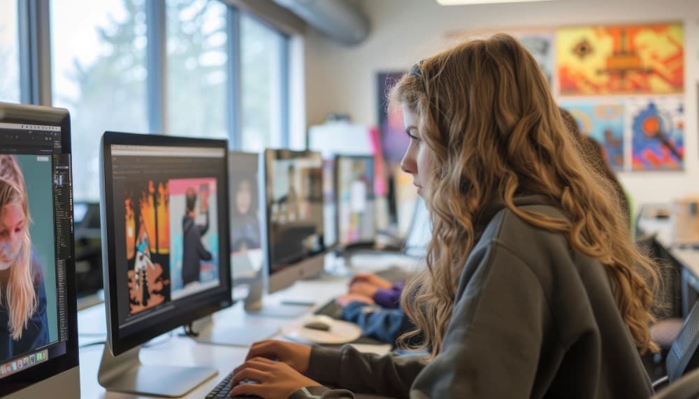 كيف تساعدك دورات الجرافيك ديزاين على تطوير مهارات التصميم العملي