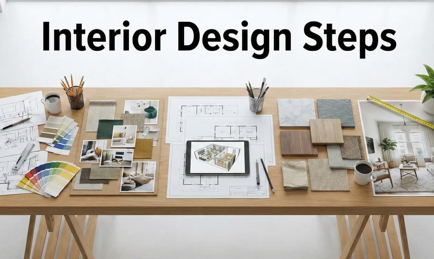 خطوات التصميم الداخلي و6 برامج أساسية لإنجاز مشاريع التصميم الداخلي باحترافية